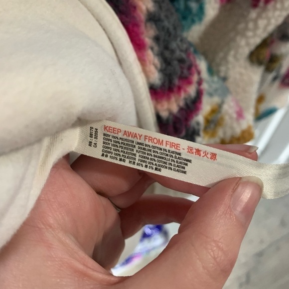 Anthropologie Saturday Sunday Floral Pullover Jacket Size Small - Picture 6 of 6